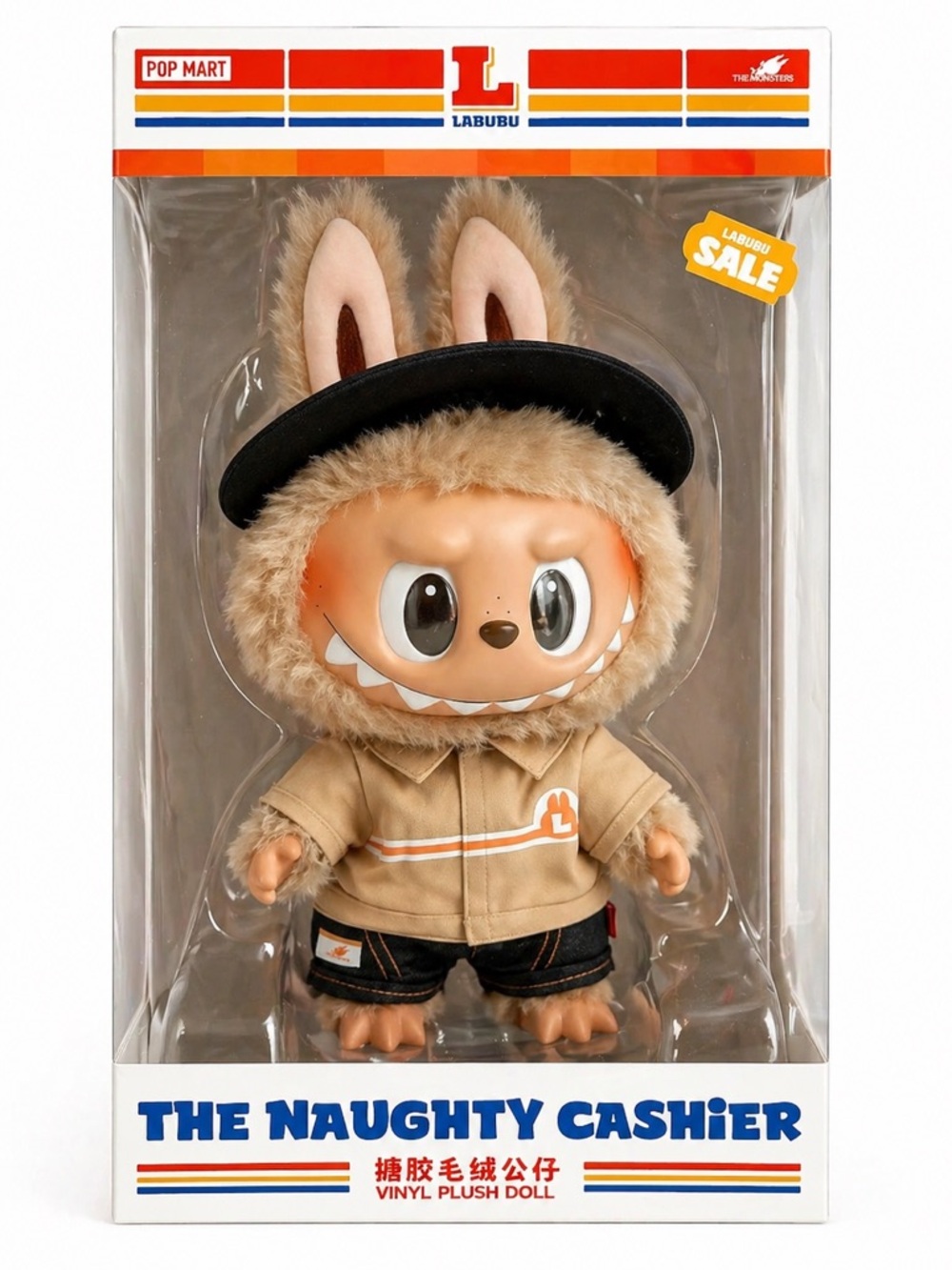 POP MART THE MONSTERS - The Naughty
Cashier Vinyl Plush Doll